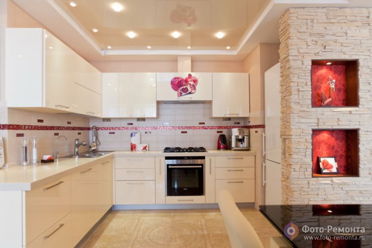  Белая кухня дизайн