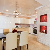 Бежевые кухни фото - дизайн интерьера