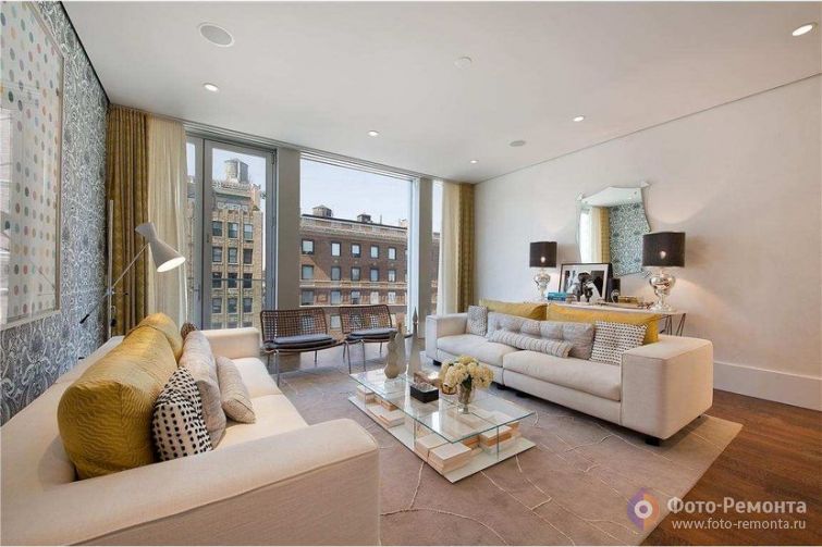 Дизайн квартиры с панорамным остеклением