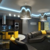 Желтые кухни фото - дизайн интерьера