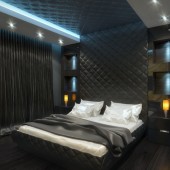 Спальни в стиле модерн фото - дизайн интерьера