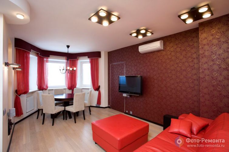  Ремонт гостиной минимализм