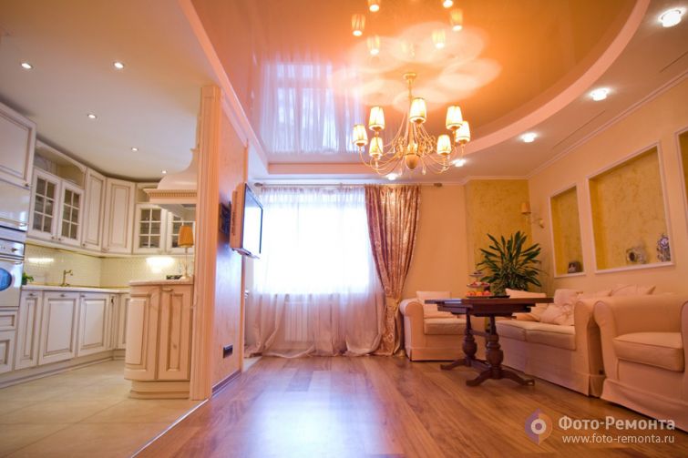 Красивый интерьер трехкомнатной квартиры