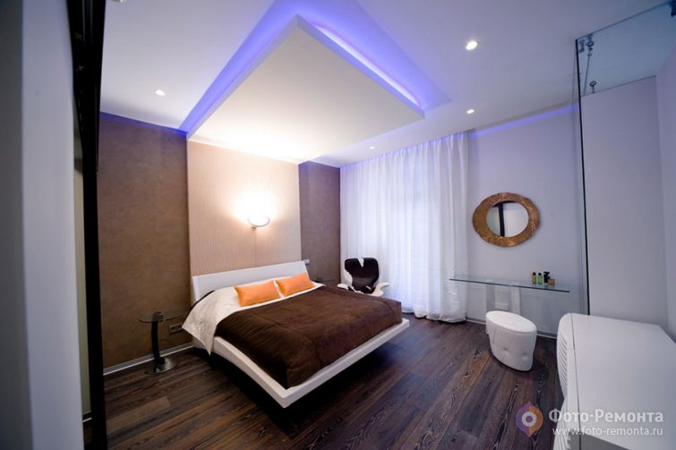  Оформление большой спальни