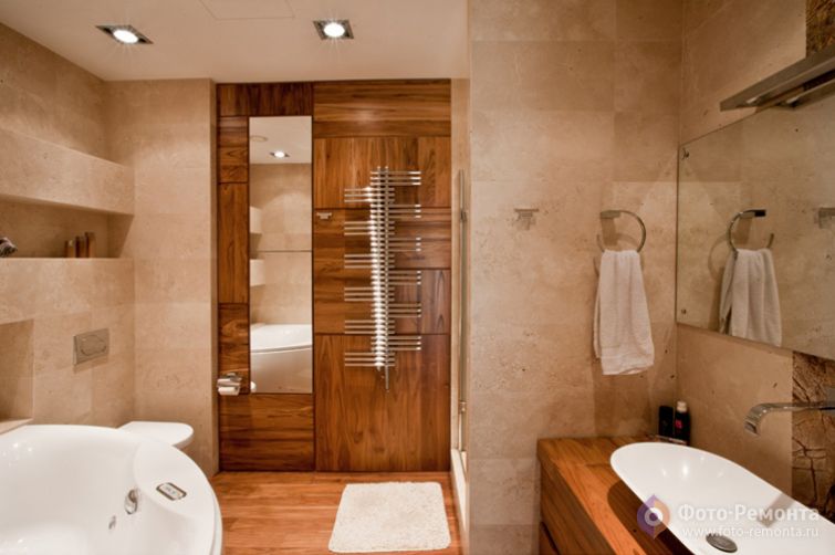 Ремонт большой ванной комнаты