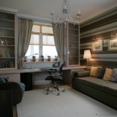 Домашний кабинет фото - дизайн интерьера