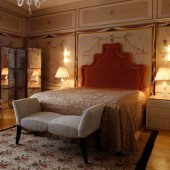 Красные спальни фото - дизайн интерьера