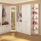 Прихожие угловые фото - Светлая угловая прихожая Инна 