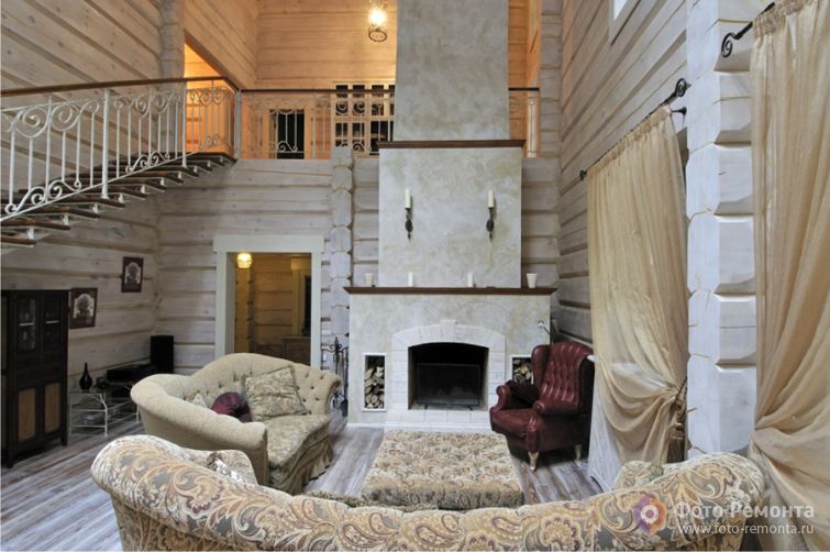 Интерьер загородного дома в стиле кантри