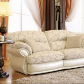 Диваны фото - Светлый диван Люксор 