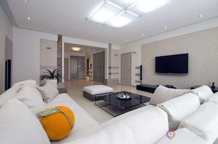 Ремонт большой квартиры в стиле модерн