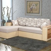 Диваны угловые фото - Светлый диван Комфорт