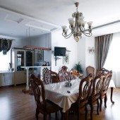 Белые столовые фото - дизайн интерьера