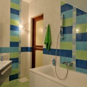 Интерьер детской ванной комнаты