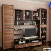 Стенки для гостиной фото - Мебель для гостиной Оливия-6-1