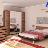 Спальные гарнитуры фото - Гаринтур для спальни Дольче Нотте 