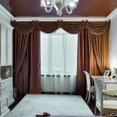 Коричневые шторы для детской комнаты, фото 6