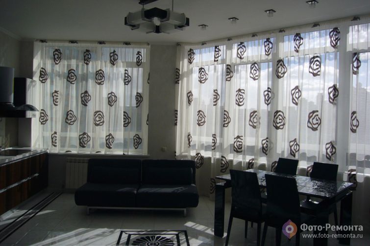 Дизайн штор для кухни