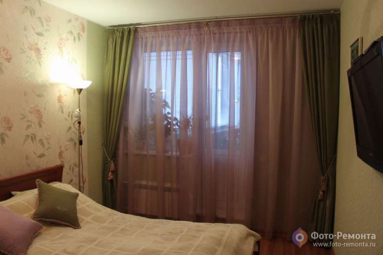 Дизайн штор для спальни