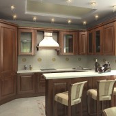 Оформление интерьера кухни-столовой