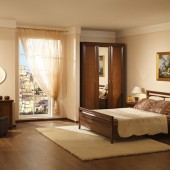 Спальные гарнитуры фото - Классический спальный гарнитур Адажио 