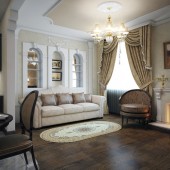 Белые гостиные фото - дизайн интерьера