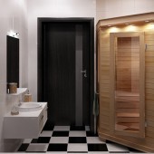 Мини-сауна в ванной комнате