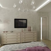 ТВ-зона в спальне