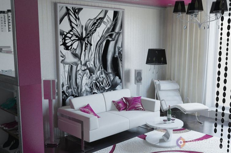 Дизайн-проект зала в стиле арт-деко