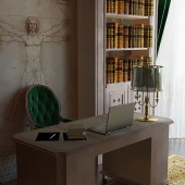 Домашний кабинет фото - дизайн интерьера