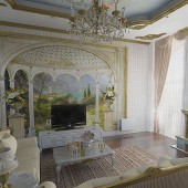 Гостиные в стиле прованс фото - дизайн интерьера