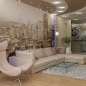 Гостиная и кухня