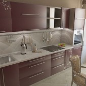 Фиолетовые кухни фото - дизайн интерьера