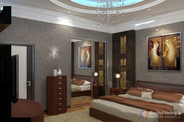 Идеи интерьера спальни от студии Дизайн-Проект