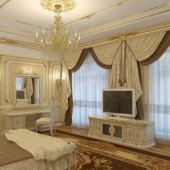 Спальня с панорамным остеклением