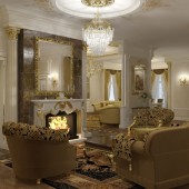 Бежевые гостиные фото - дизайн интерьера