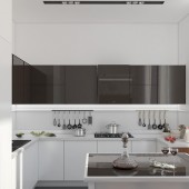 Кухня в белых тонах