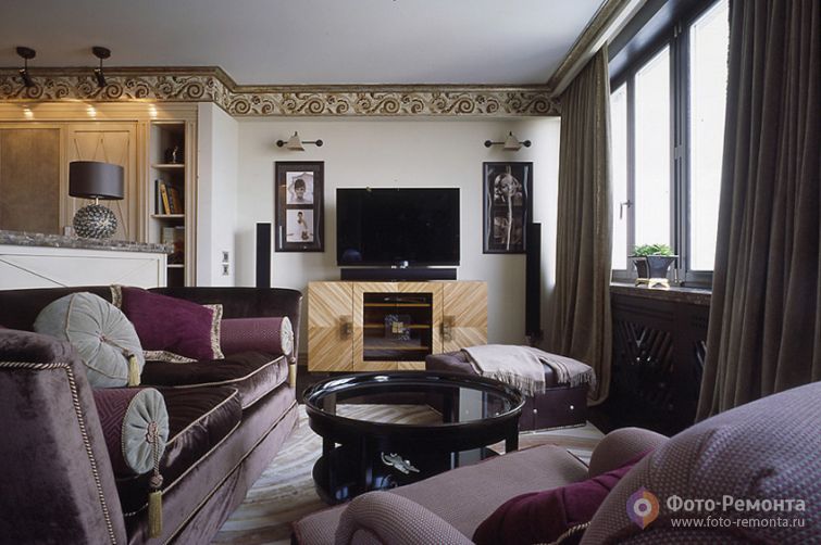 Дизайн интерьера квартиры-студии, 52 кв.м.