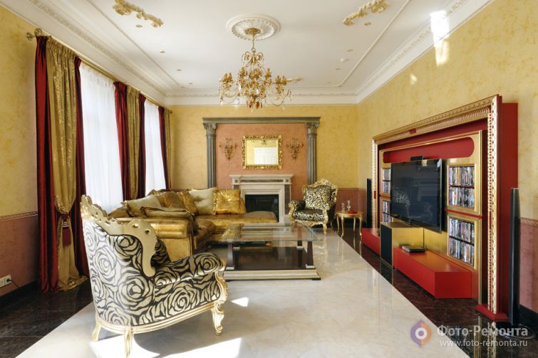 Дизайн интерьера загородного дома, п. Риверсайд