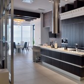 Черно-белый цвет в интерьере квартиры