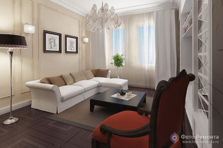 Проект дизайна квартиры на Тверской