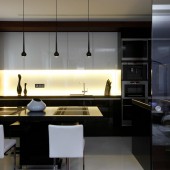 Дизайн кухни со встроенной мебелью