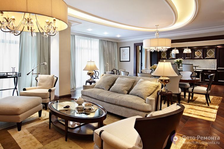 Дизайн квартиры с домашним кабинетом