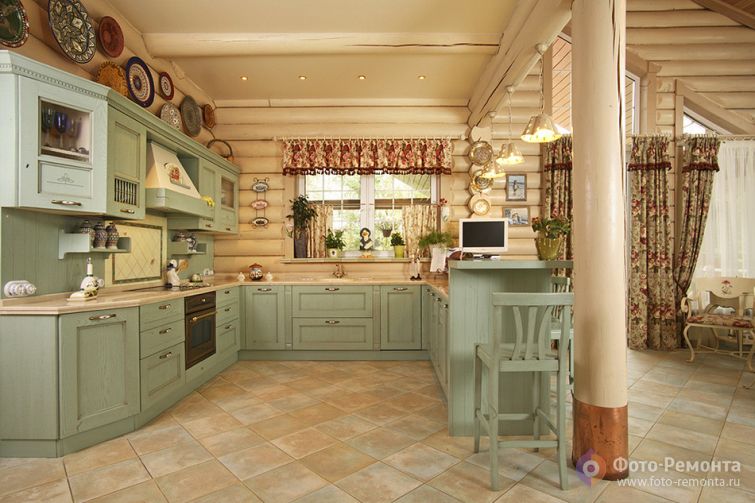  Отделка кухни кантри