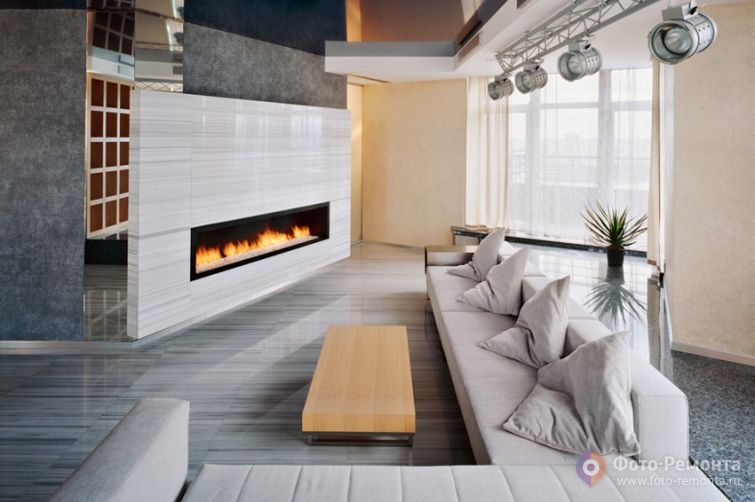 Гостиная хай-тек