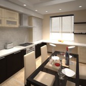 Бежевые кухни фото - дизайн интерьера