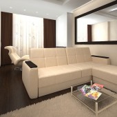 Бежевые гостиные фото - дизайн интерьера