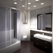 Ванные комнаты в современном стиле фото - дизайн интерьера