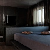 Спальни в темных тонах фото - дизайн интерьера