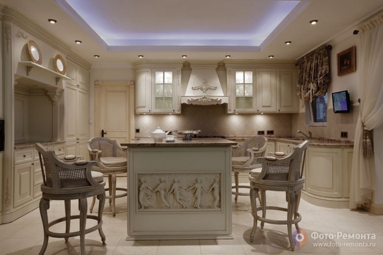  Декор бежевой кухни